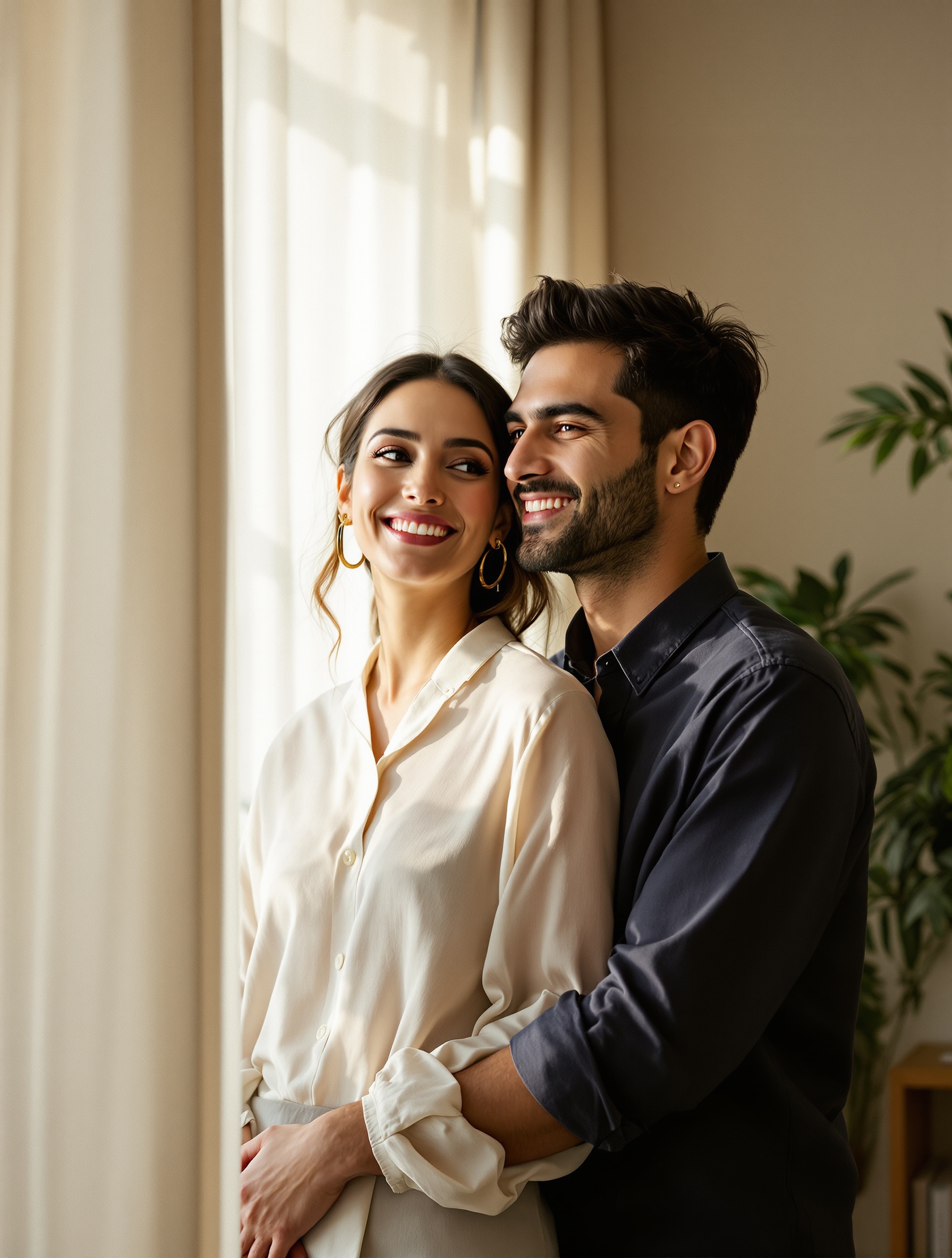 Nadia and Emran at home in Sydney
